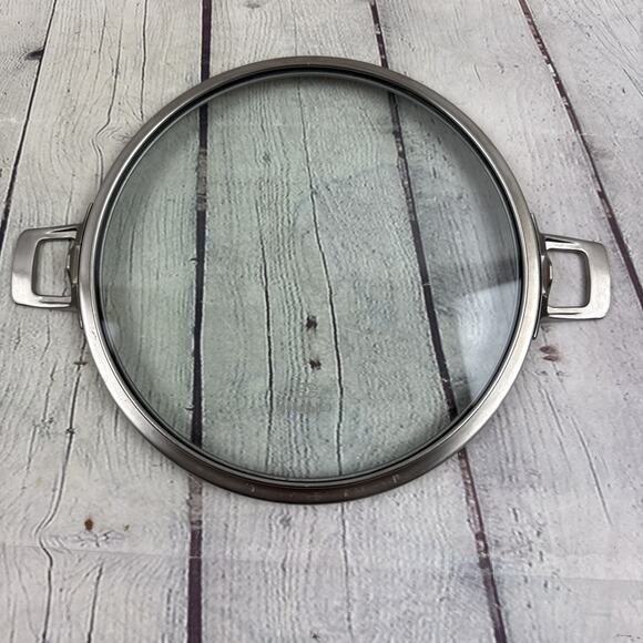 Calphalon Premier 10 Inch Clear Space Saving Replacement‎ Lid Only Two Handles - Picture 1 of 7